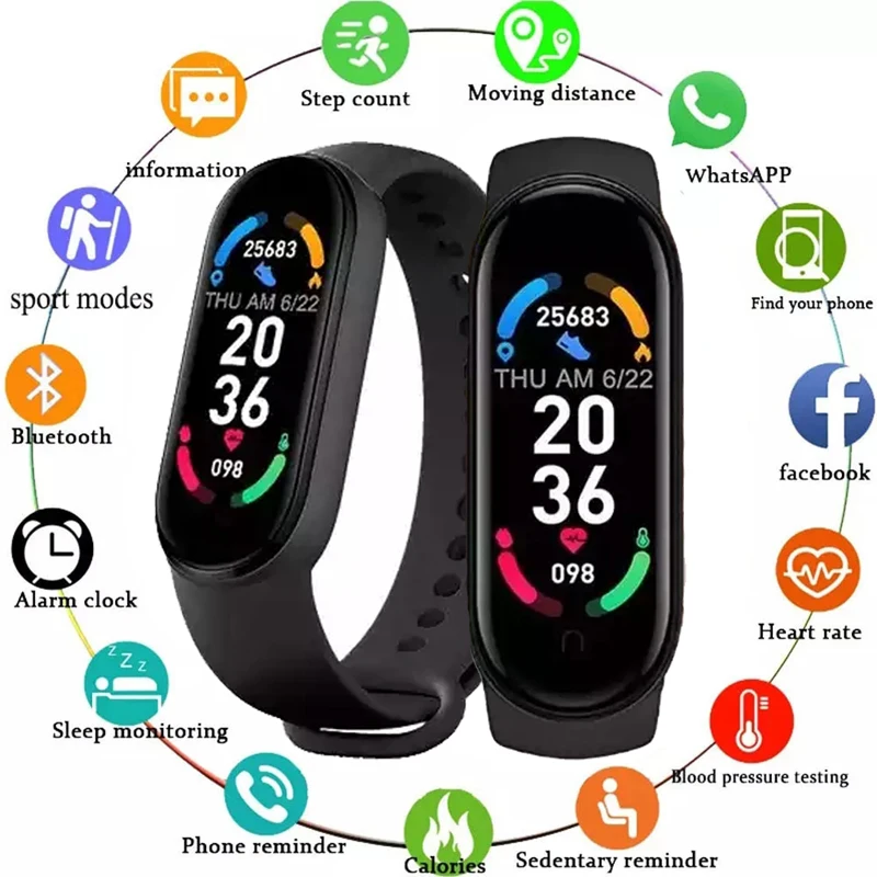 Magnetic Smart Bracelet Sports Bluetooth Electronic Bracelet Heart Rate Blood Pressure Blood Oxygen Monitoring Watch