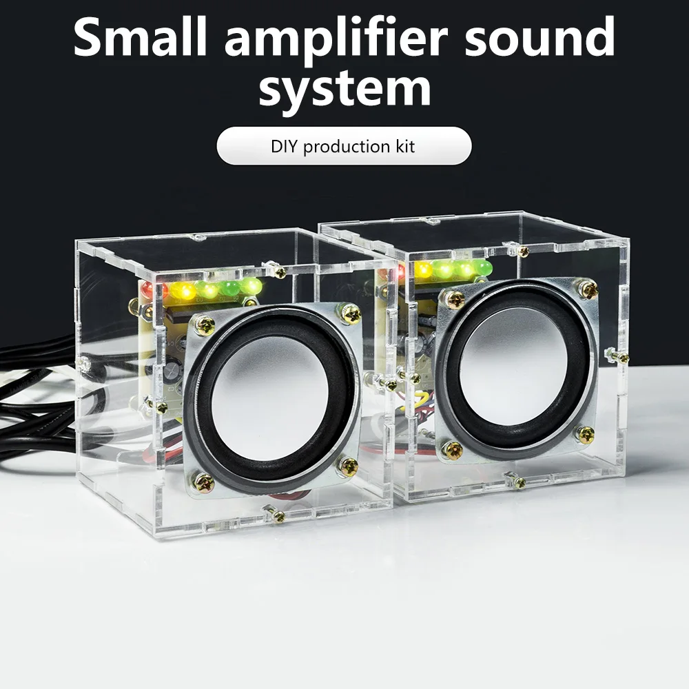 3W+3W Speaker Production Kit Small Audio Parts Electronic DIY Small Production Small Power Amplifier Mobile Speaker
