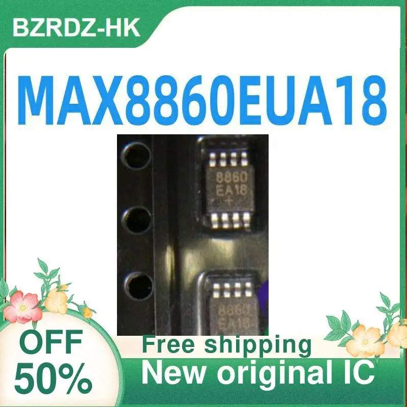 5PCS New original MAX8860EUA18 8860EA18 MAX8860EUA33 8860EA33 MSOP8 (Electronic Component)