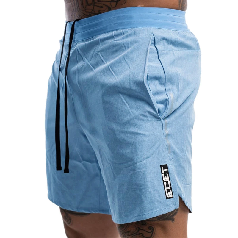 Brand Men Fitness Bodybuilding Gyms Workout  Shorts Man Summer Male Breathable Quick Dry Sportswear Jogger Beach Short Pants