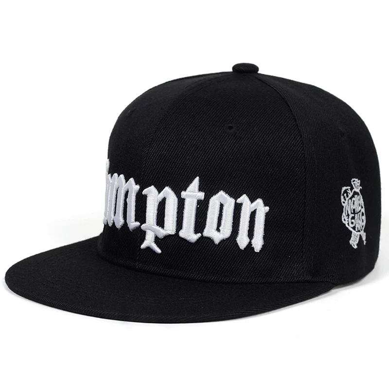 COMPTON embroidery Baseball Cap Hip Hop Snapback caps flat fashion sport Hat For Unisex Adjustable dad hats