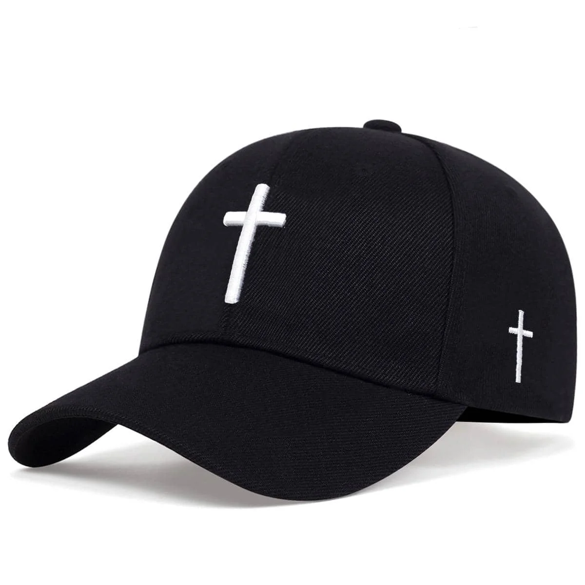 Fashion Simple Black Baseball Cap Solid Color Golf Hat Cotton Snapback Caps Casual Hip Hop Dad Hats For Men Women