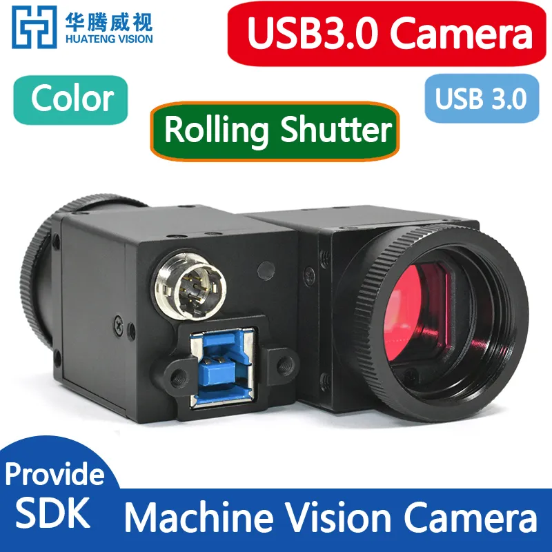 High Speed USB3.0 Machine Vision Industrial Digital Camera Color Scroll Shutter NIR With SDK Windows Linux