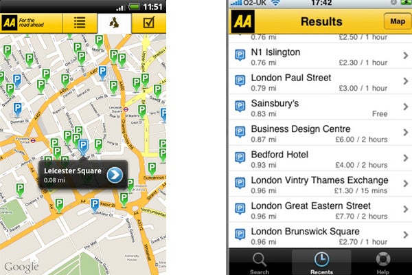 aa-parking-android-app