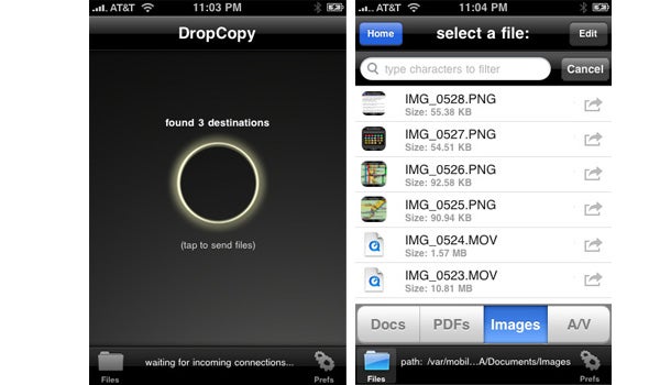 dropcopy-iphone-app