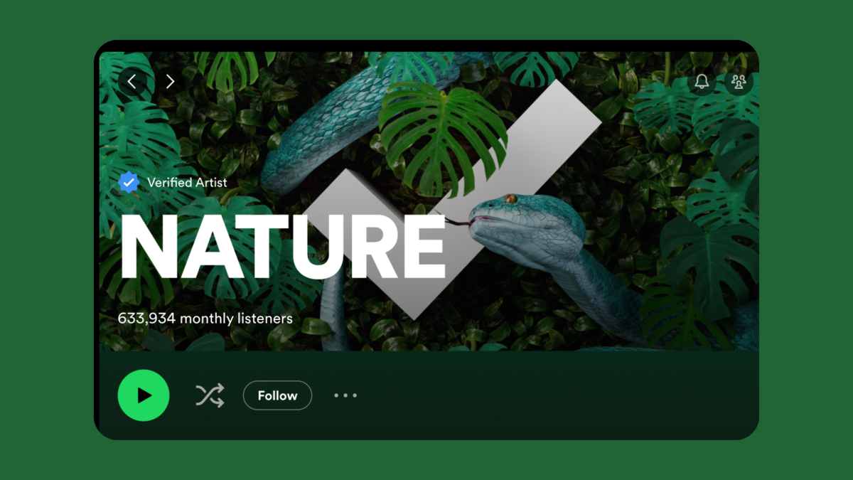 spotify-recognises-nature-as-an-artist