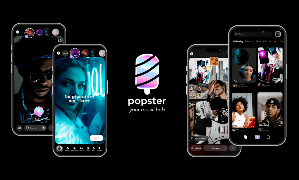 music-video-sharing-app-popster-uses-generative-ai-and-lets-artists-remix-videos-|-techcrunch