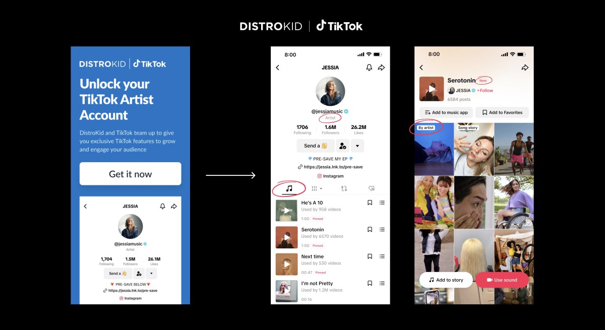 tiktok-fast-tracks-artist-account-creation-for-distrokid-members-|-techcrunch