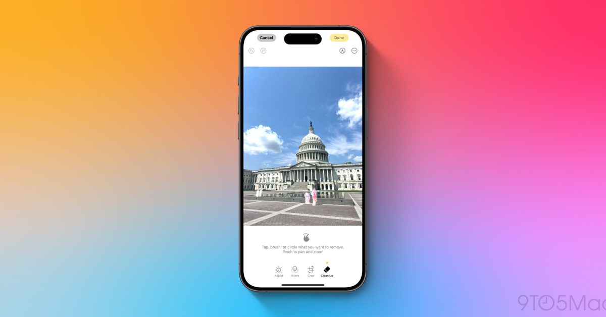 ios-18.1-beta-3-lets-you-remove-distractions-from-pictures-with-new-'clean-up'-feature-–-9to5mac