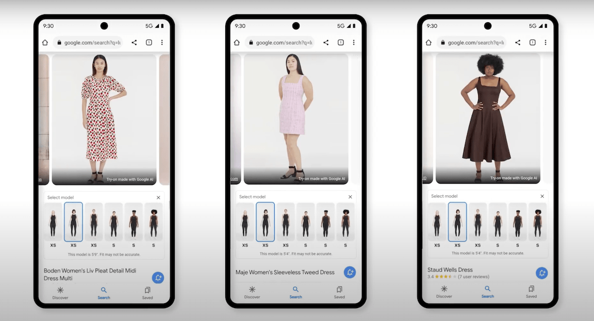 google-expands-ai-powered-virtual-try-on-tool-to-include-dresses-|-techcrunch