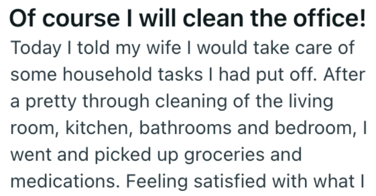 his-wife-demanded-he-clean-their-office,-but-he-knew-it-would-take-her-hours-to-deal-with-her-part-of-the-mess