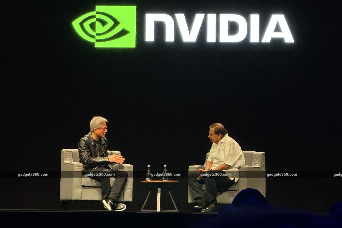 Nvidia AI Summit India Fireside Chat: Jensen Huang, Mukesh Ambani Join Hands to Build AI Infrastructure in India